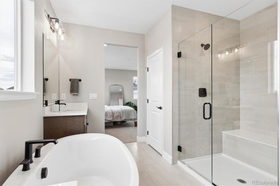 Furnished interior view inside a new home in , Littleton (Image 14).