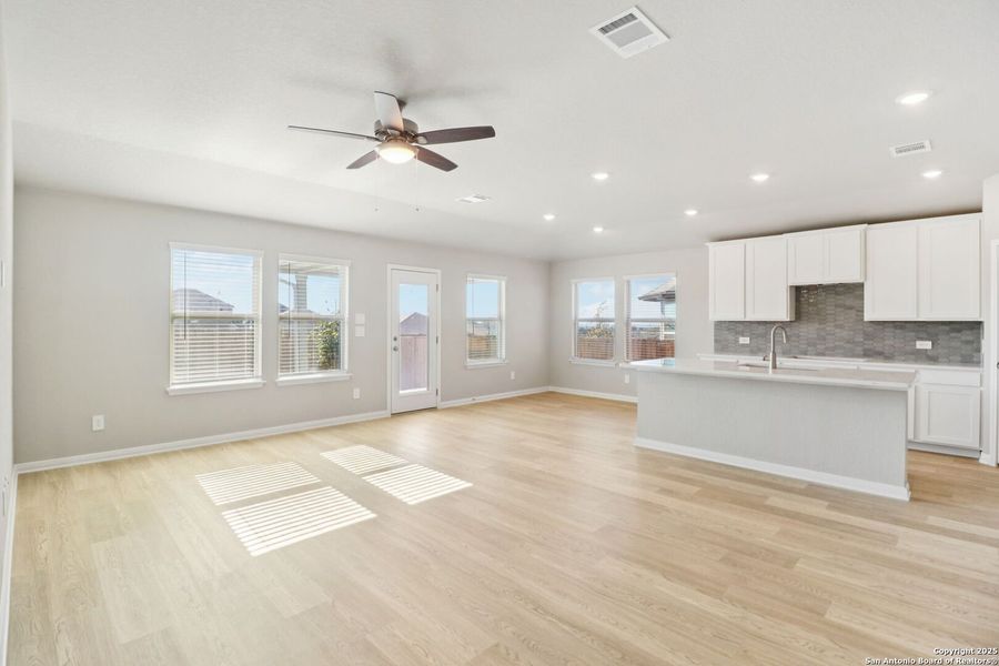 Spacious, unfurnished interior of a new home in Legendary Trails - Classic Series, Cibolo (Image 17). Spacious, unfurnished interior of a new home in Legendary Trails - Classic Series, Cibolo (Image 17).