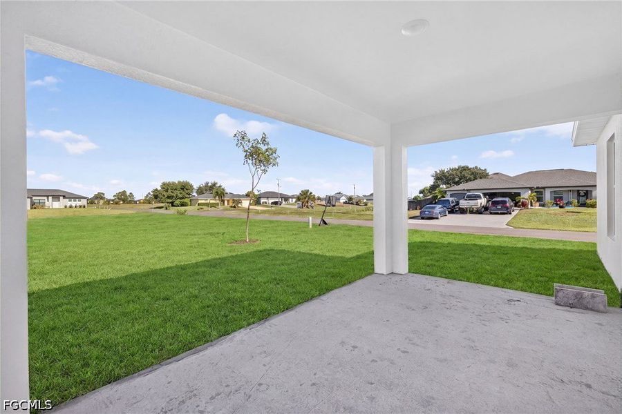 Exterior details and patio area of a home in Cape Coral, Cape Coral (Image 4). Exterior details and patio area of a home in Cape Coral, Cape Coral (Image 4).