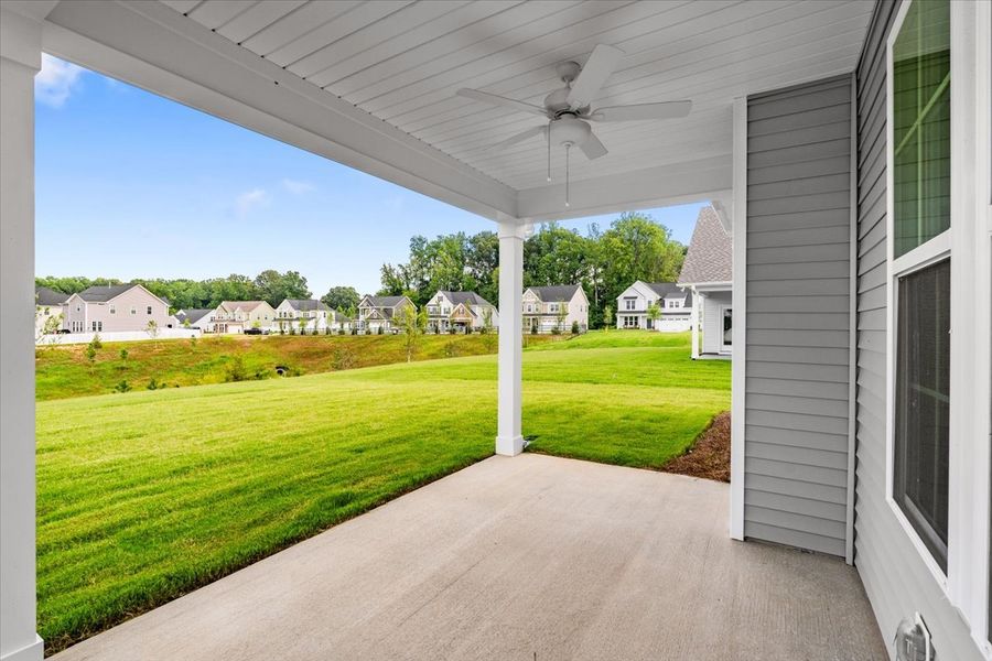 Exterior details and patio area of a home in Fieldstone, Lexington (Image 3).