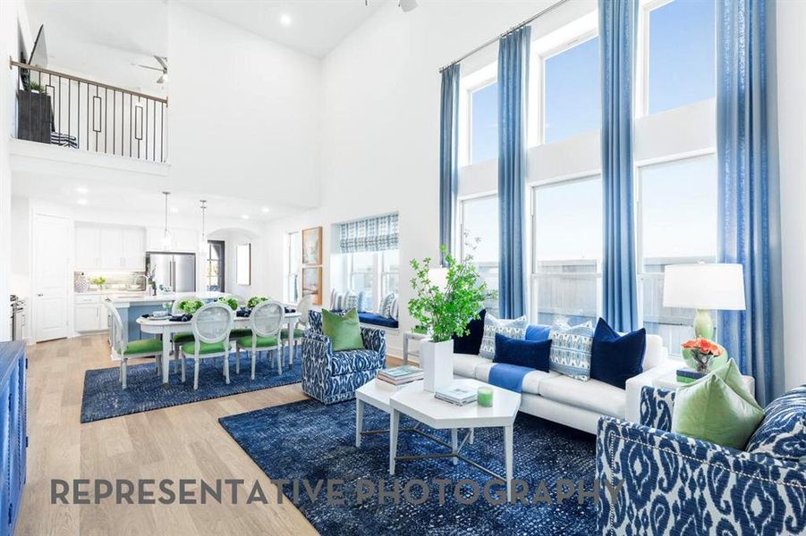 Furnished interior view inside a new home in Goodland, Midlothian (Image 7).