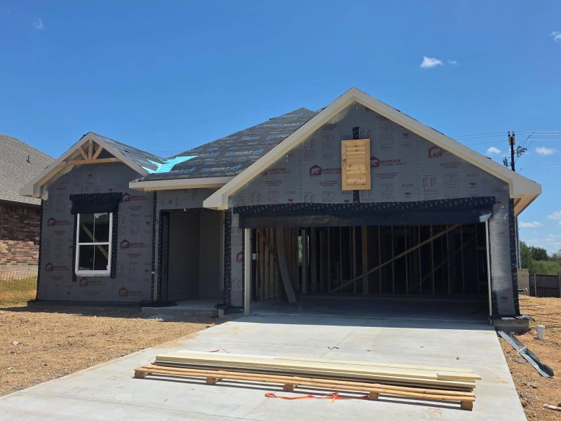 In-progress construction of a new home in Vintage Farms, Brenham, TX (Image 8).