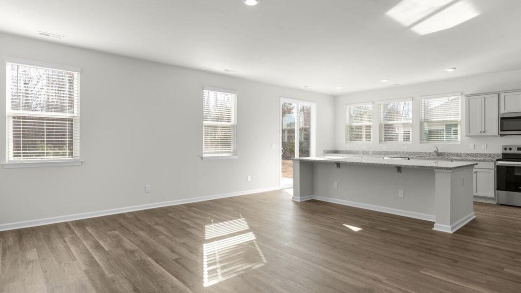 Representative unfurnished interior of a home built from the FORRESTER by D.R. Horton in Indigo Preserve, Leland (Image 19). Representative unfurnished interior of a home built from the FORRESTER by D.R. Horton in Indigo Preserve, Leland (Image 19).