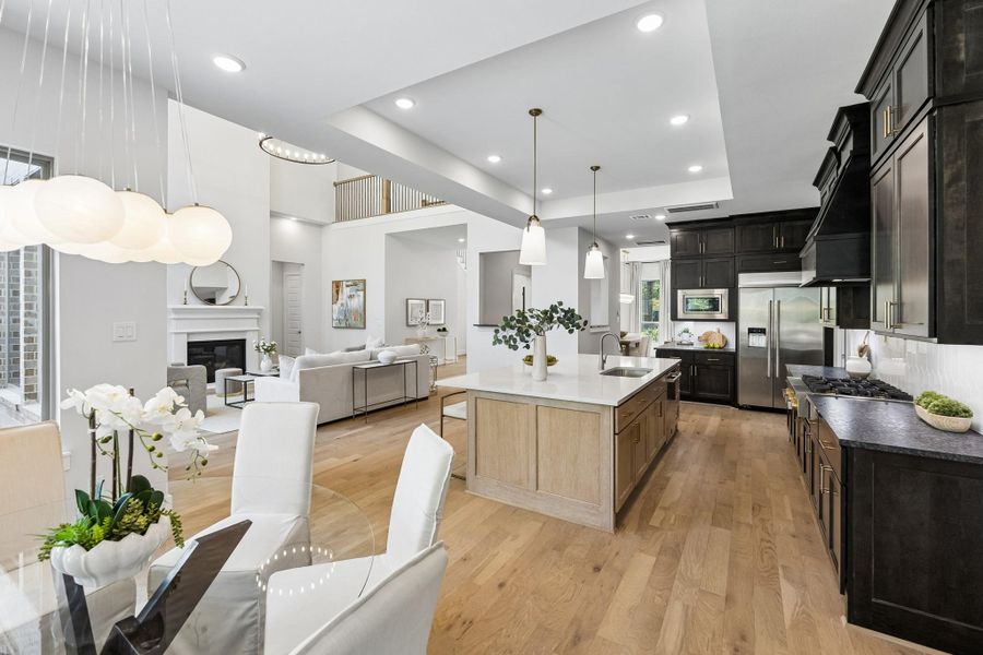 Furnished interior view inside a new home in , Houston (Image 38).