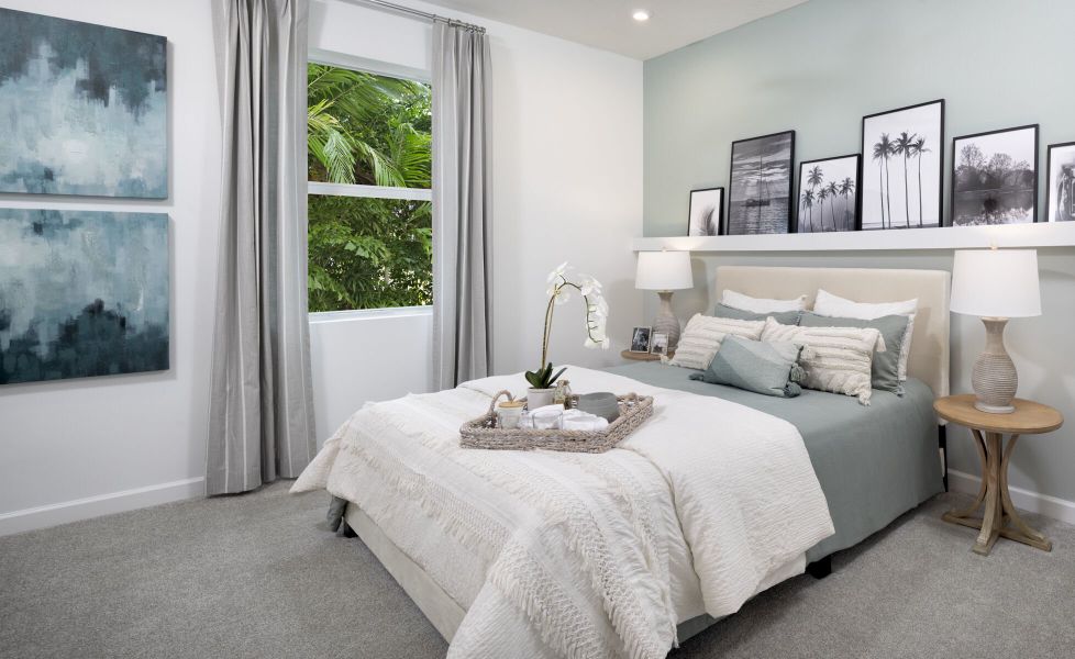 Representative furnished interior of a home built from the Biscayne Bay by Mattamy Homes in Tradition, Port St. Lucie (Image 12).
