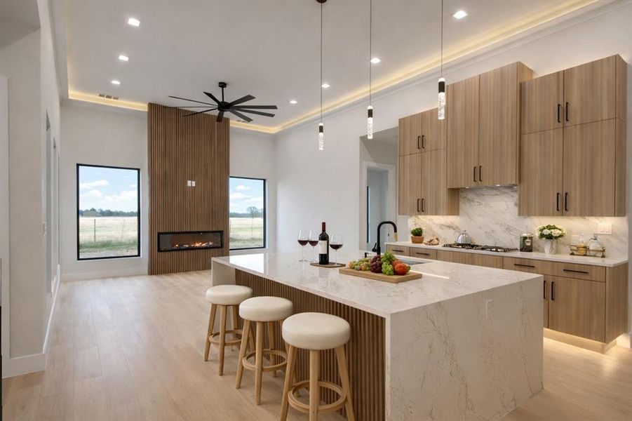 Furnished interior view inside a new home in , Pottsboro (Image 18). Furnished interior view inside a new home in , Pottsboro (Image 18).