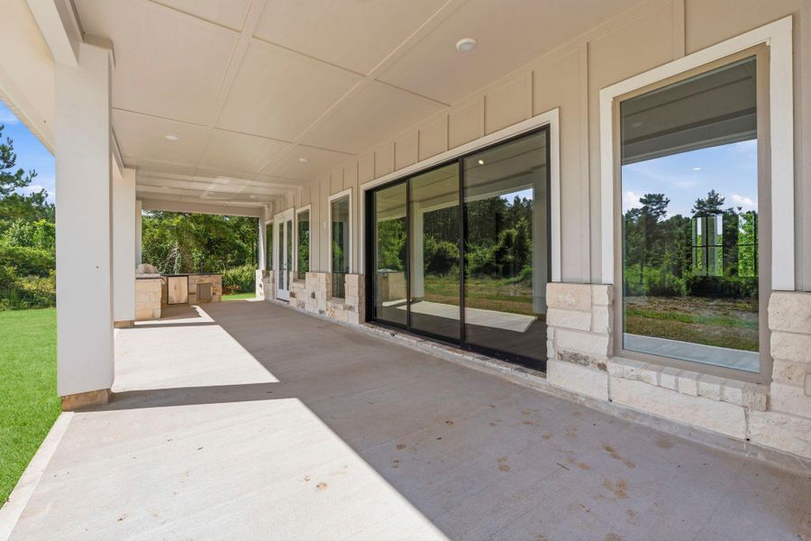 Exterior details and patio area of a home in , Willis (Image 26). Exterior details and patio area of a home in , Willis (Image 26).