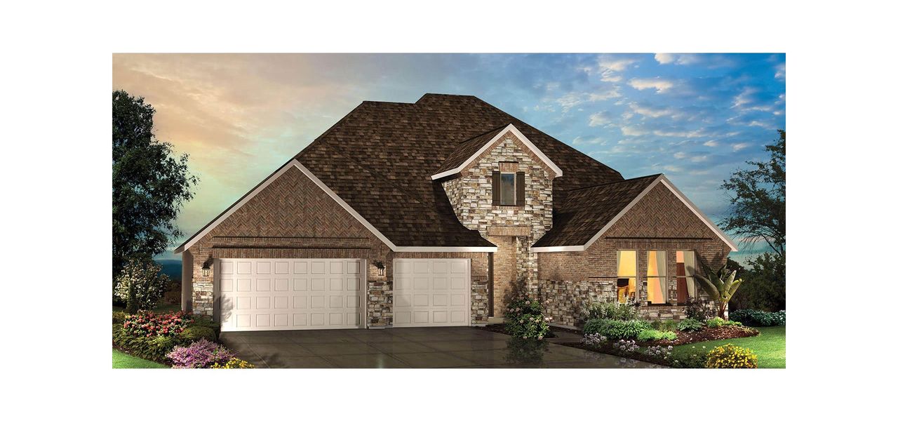 Representative exterior photo of a completed home built from the Ashland by Robson Resort Communities in Robson Ranch Texas, Denton, TX (Image 1). Representative exterior photo of a completed home built from the Ashland by Robson Resort Communities in Robson Ranch Texas, Denton, TX (Image 1).