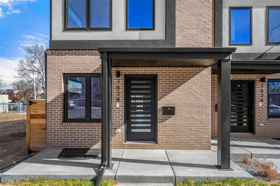 Exterior details and patio area of a home in , Denver (Image 3). Exterior details and patio area of a home in , Denver (Image 3).