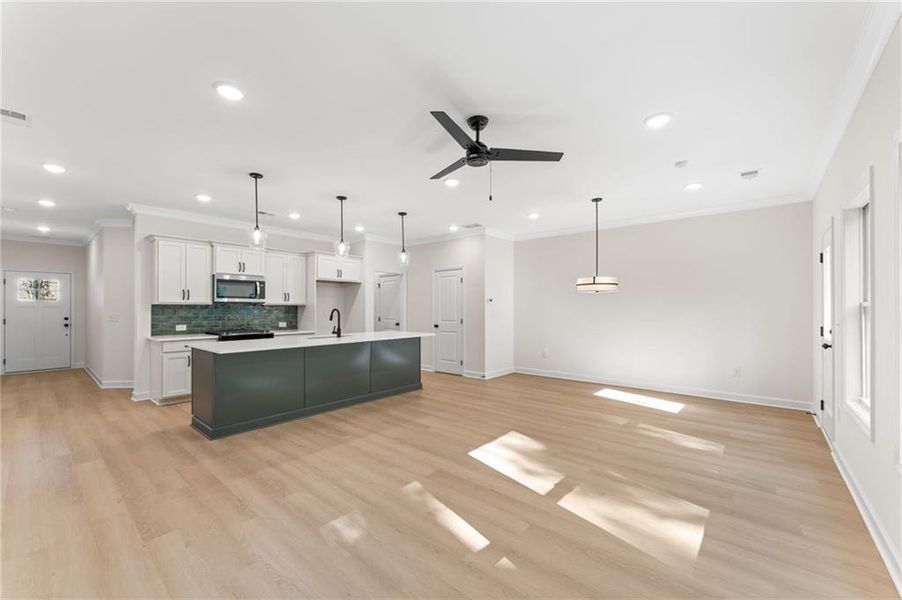 Spacious, unfurnished interior of a new home in River Walk Place, Lawrenceville (Image 13).
