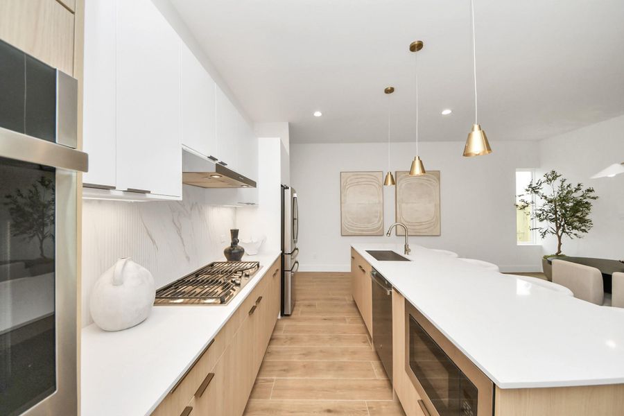 Furnished interior view inside a new home in , Houston (Image 16).