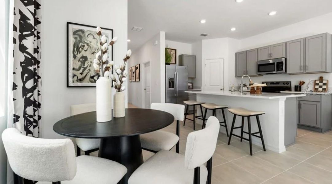 Furnished interior view inside a new home in The Townhomes at Azario Lakewood Ranch, Bradenton (Image 15).