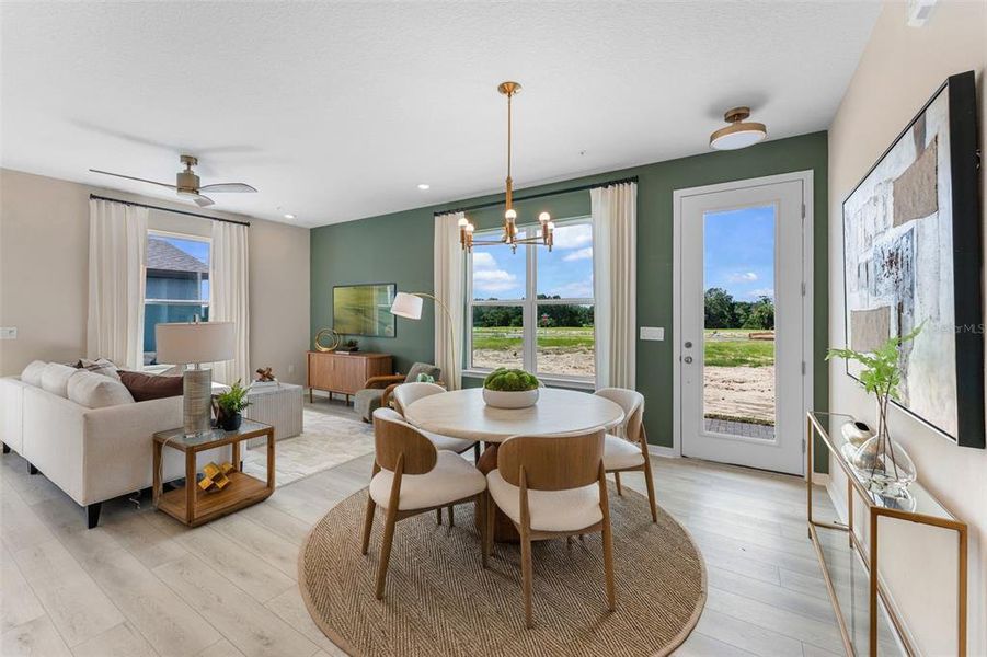 Furnished interior view inside a new home in Eden Crest, Apopka (Image 13). Furnished interior view inside a new home in Eden Crest, Apopka (Image 13).