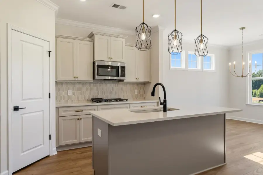 Furnished interior view inside a new home in Ridgecrest at Midway, Anderson (Image 6).