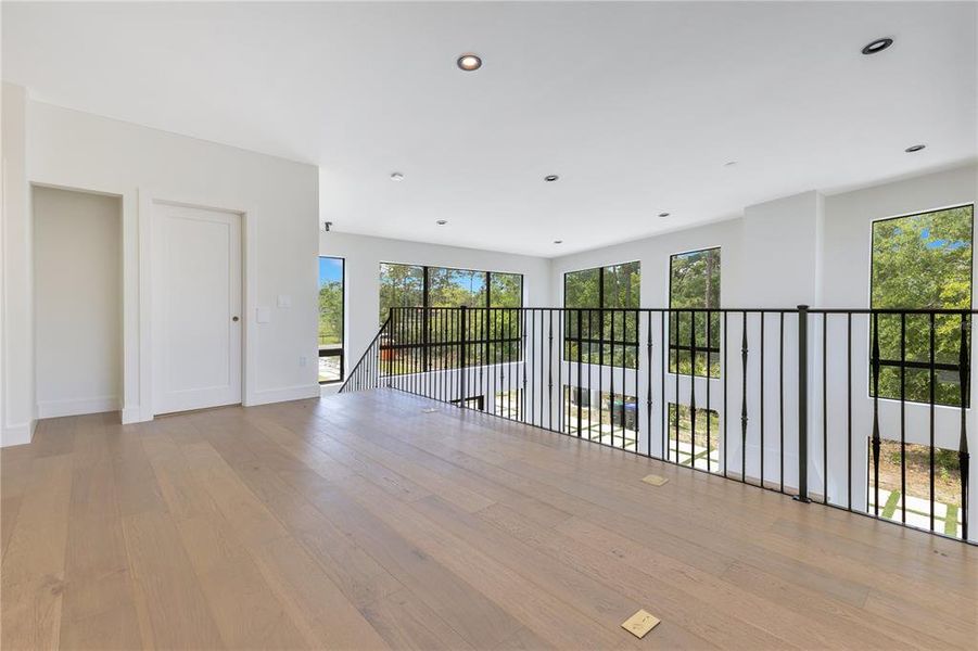 Second floor loft area