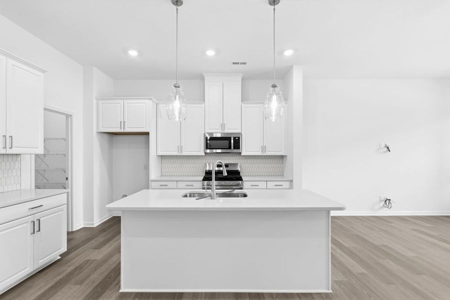 Furnished interior view inside a new home in Ridge at Sugar Creek, Indian Land (Image 3).