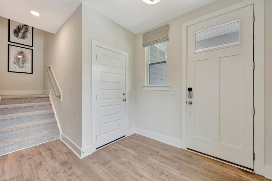 Representative unfurnished interior of a home built from the Valencia II by Mattamy Homes in Ashmore Townes, Garner (Image 22). Representative unfurnished interior of a home built from the Valencia II by Mattamy Homes in Ashmore Townes, Garner (Image 22).
