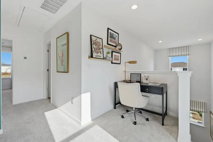 Furnished interior view inside a new home in Longview, Del Valle (Image 13).