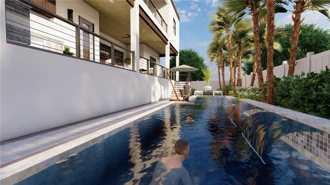 Exterior details and patio area of a home in , Tampa (Image 27).