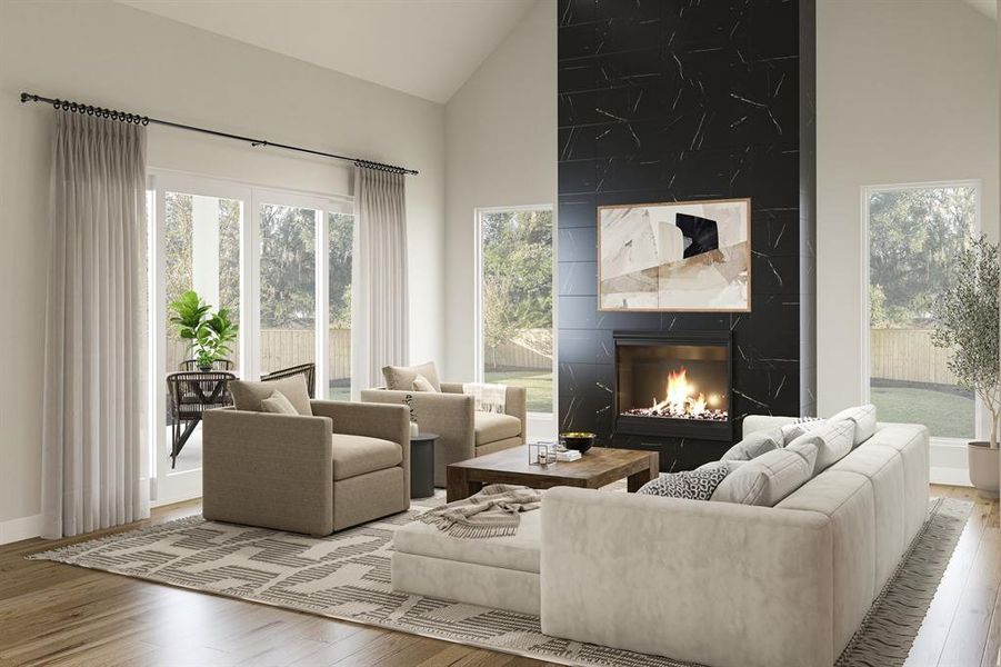 Furnished interior view inside a new home in , Dallas (Image 6).