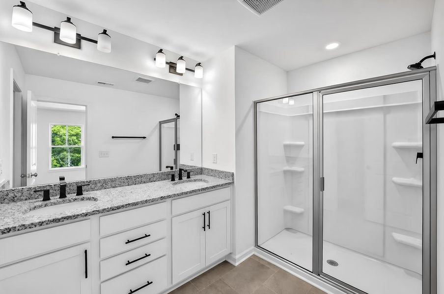 Furnished interior view inside a new home in Silverstone, Knightdale (Image 11).