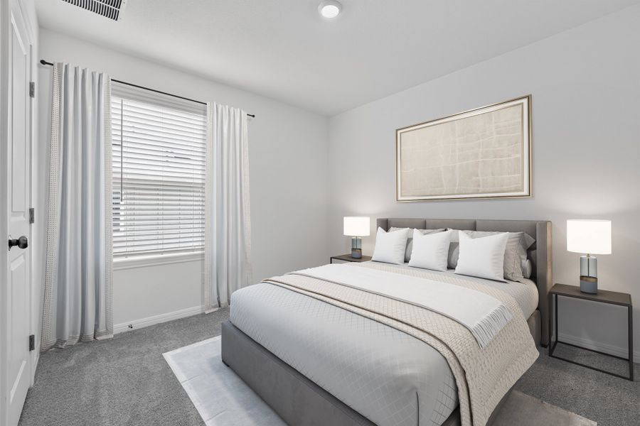Furnished interior view inside a new home in Sunfield, Buda (Image 11).