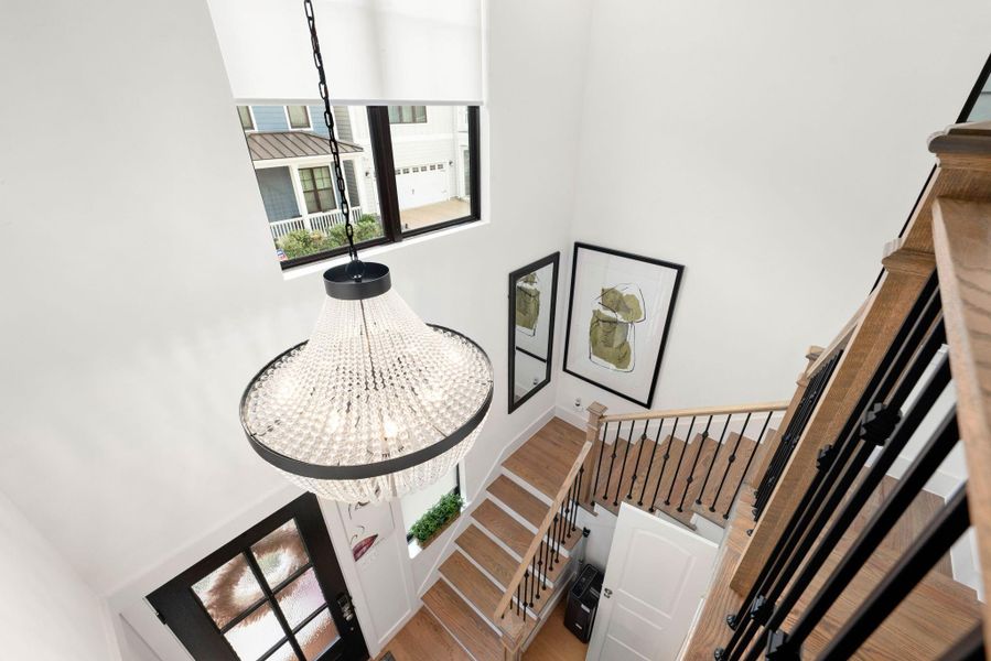 Furnished interior view inside a new home in Timbergrove Trails, Houston (Image 38).