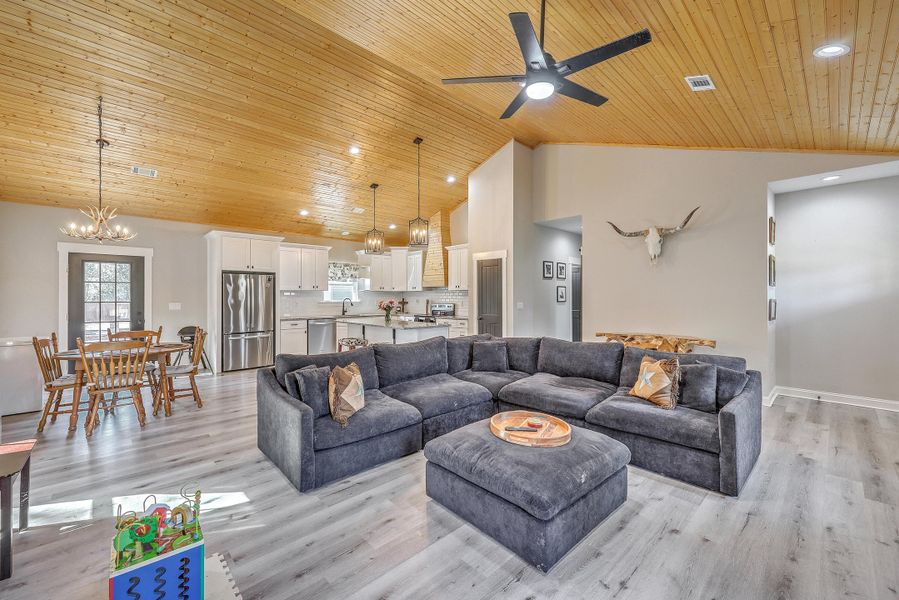 Furnished interior view inside a new home in , Holly Hill (Image 8). Furnished interior view inside a new home in , Holly Hill (Image 8).