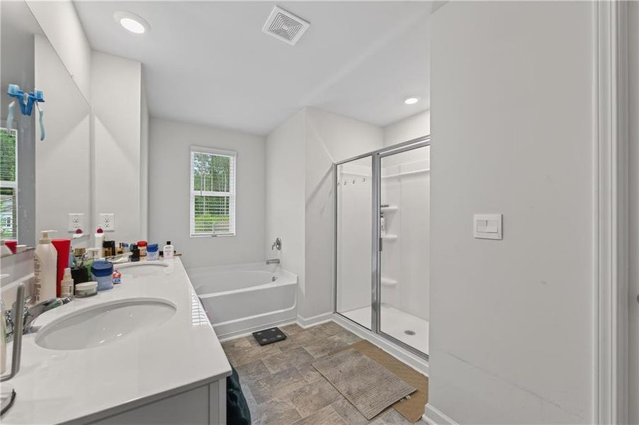 Furnished interior view inside a new home in Glen at Kensington, Lithia Springs (Image 11).
