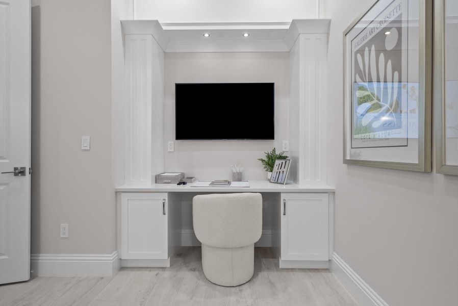 2D floor plan layout for the Seabreeze Grande by GHO Homes in Seaglass, Vero Beach, FL (Image 115).