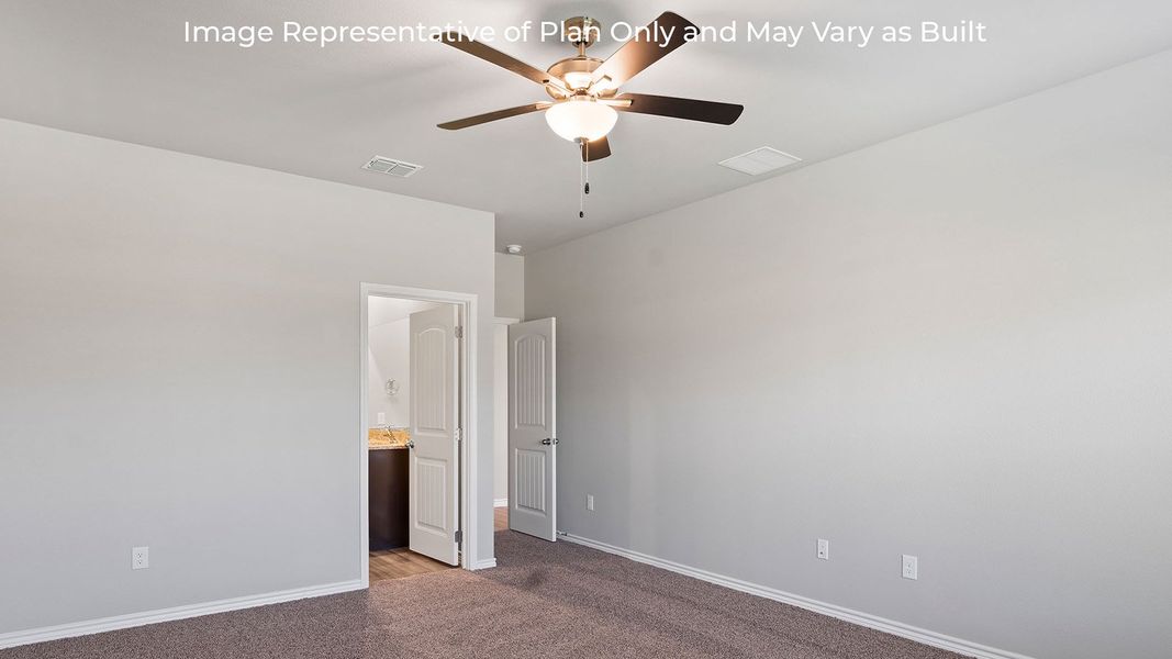 Representative unfurnished interior of a home built from the Naples by D.R. Horton in Woodside, Corpus Christi (Image 19). Representative unfurnished interior of a home built from the Naples by D.R. Horton in Woodside, Corpus Christi (Image 19).