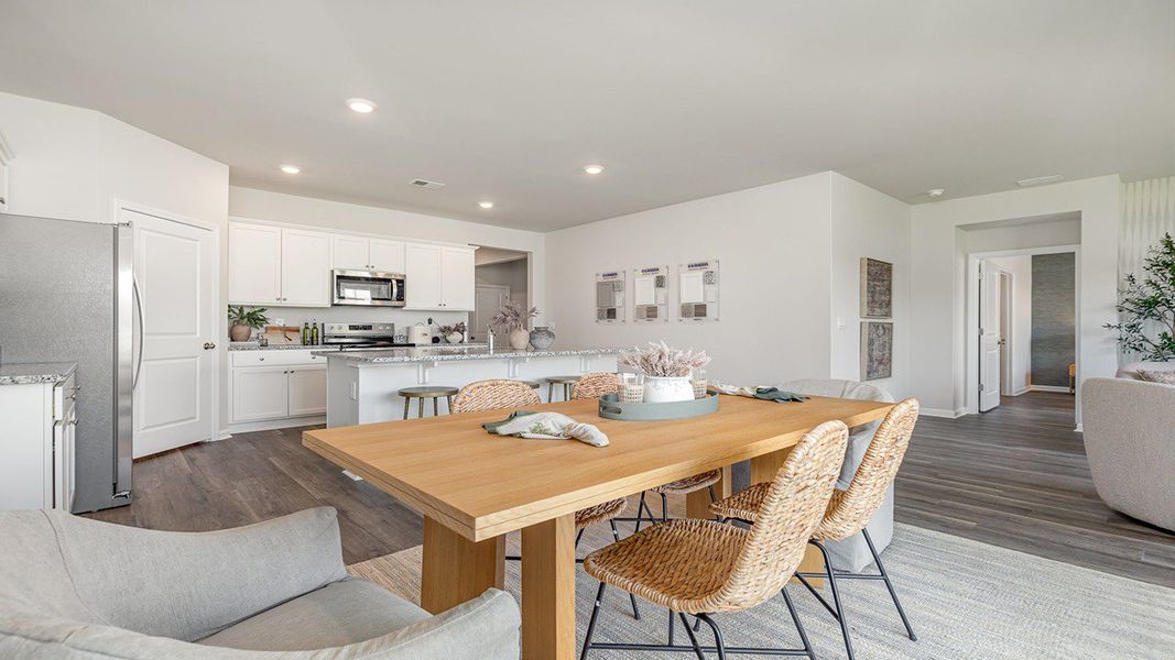 Furnished interior view inside a new home in Sandridge Park, Little River (Image 6).
