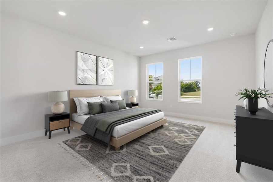 Furnished interior view inside a new home in Vistera of Venice – Cottage Series, Nokomis (Image 13).