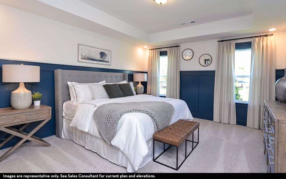 Furnished interior view inside a new home in Dorris Farm, White House (Image 20).