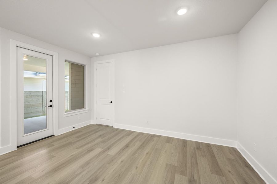 Spacious, unfurnished interior of a new home in Terrace Collection at Harvest, Argyle (Image 16).