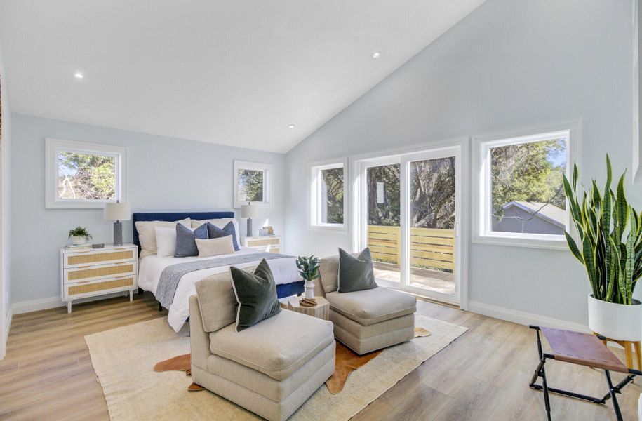 Furnished interior view inside a new home in , Charleston (Image 19).