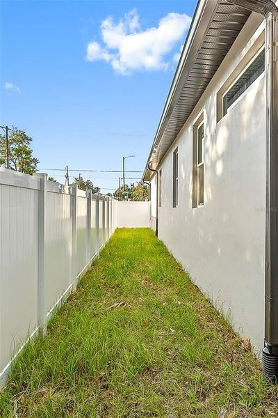 Exterior details and patio area of a home in , Tampa (Image 3). Exterior details and patio area of a home in , Tampa (Image 3).