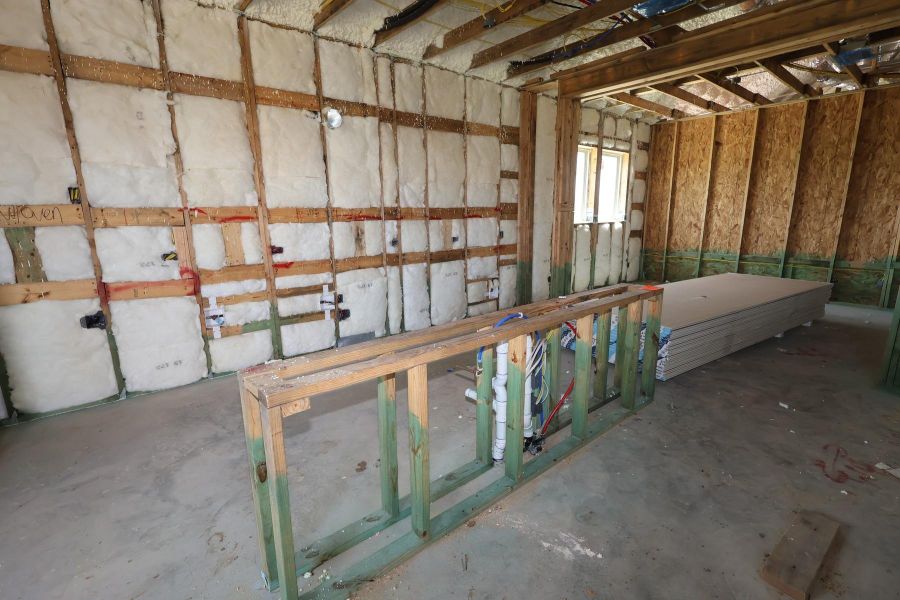 In-progress construction of a new home in Meridiana - Ascent Collection, Manvel, TX (Image 8).