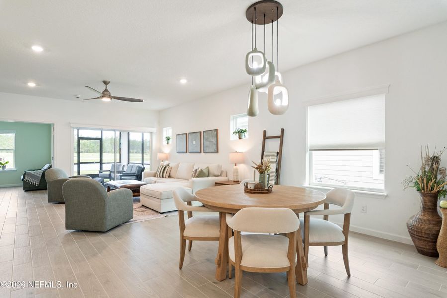 Furnished interior view inside a new home in , St. Johns (Image 10).
