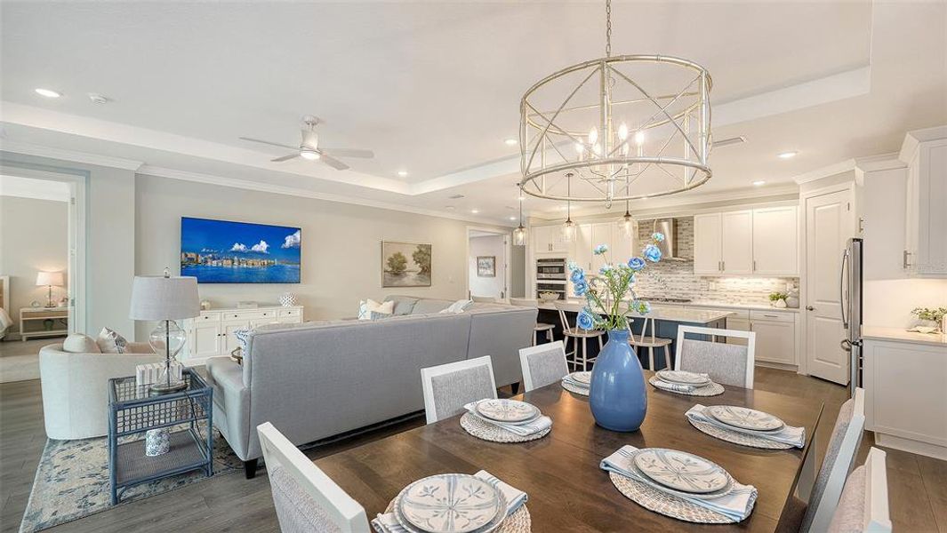 Furnished interior view inside a new home in , Bradenton (Image 18).