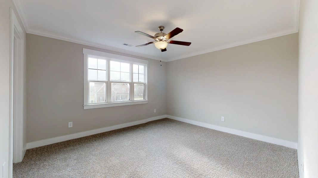 Representative unfurnished interior of a home built from the Carson by Bill Clark Homes in Cheshire Landing, Grimesland (Image 47). Representative unfurnished interior of a home built from the Carson by Bill Clark Homes in Cheshire Landing, Grimesland (Image 47).