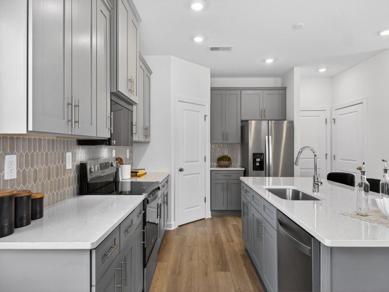 Furnished interior view inside a new home in Nolen Farm, Gastonia (Image 10).