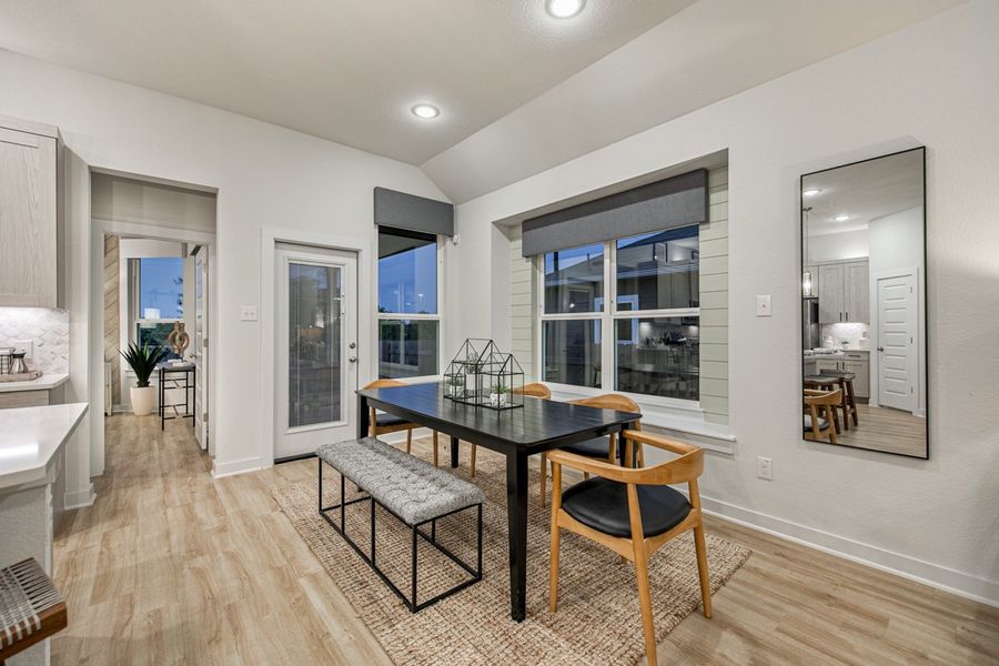 Furnished interior view inside a new home in Meyer Ranch, New Braunfels (Image 26).