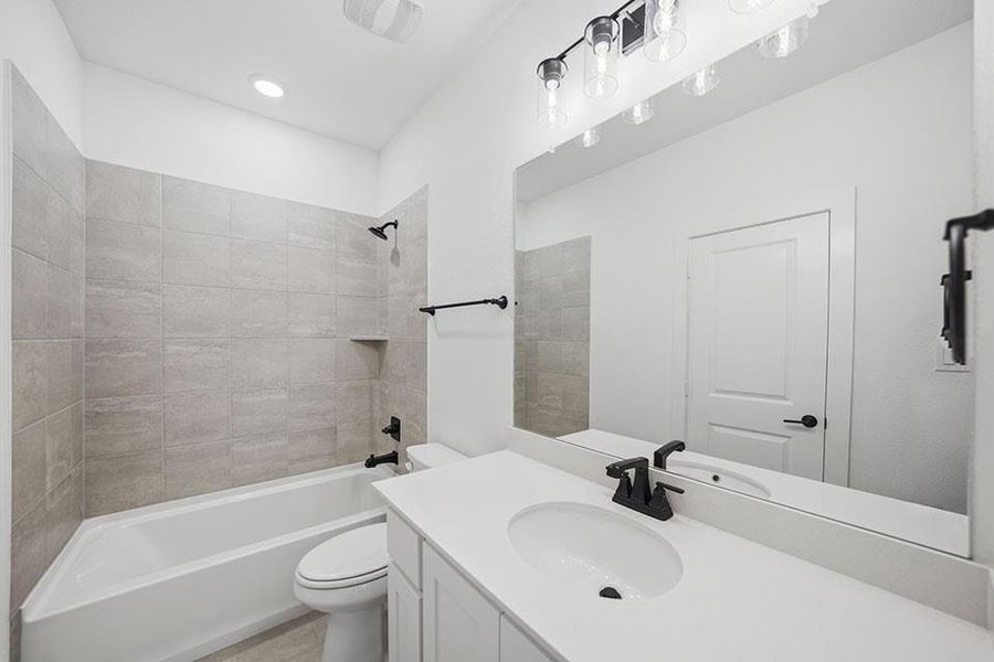 Furnished interior view inside a new home in Hillside Village, Celina (Image 10).