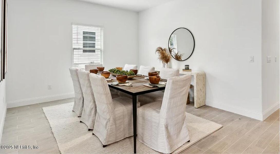 Furnished interior view inside a new home in Edenbrooke at Hyland Trail | 55+: Edenbrooke at Hyland Trail 60s, Green Cove Springs (Image 3).