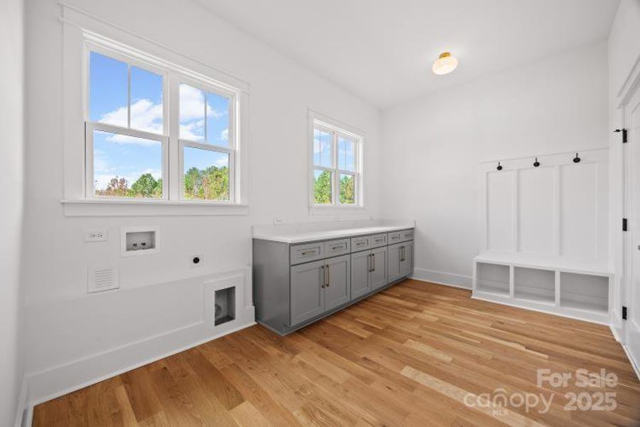 Large Laundry Room with Drop Zone