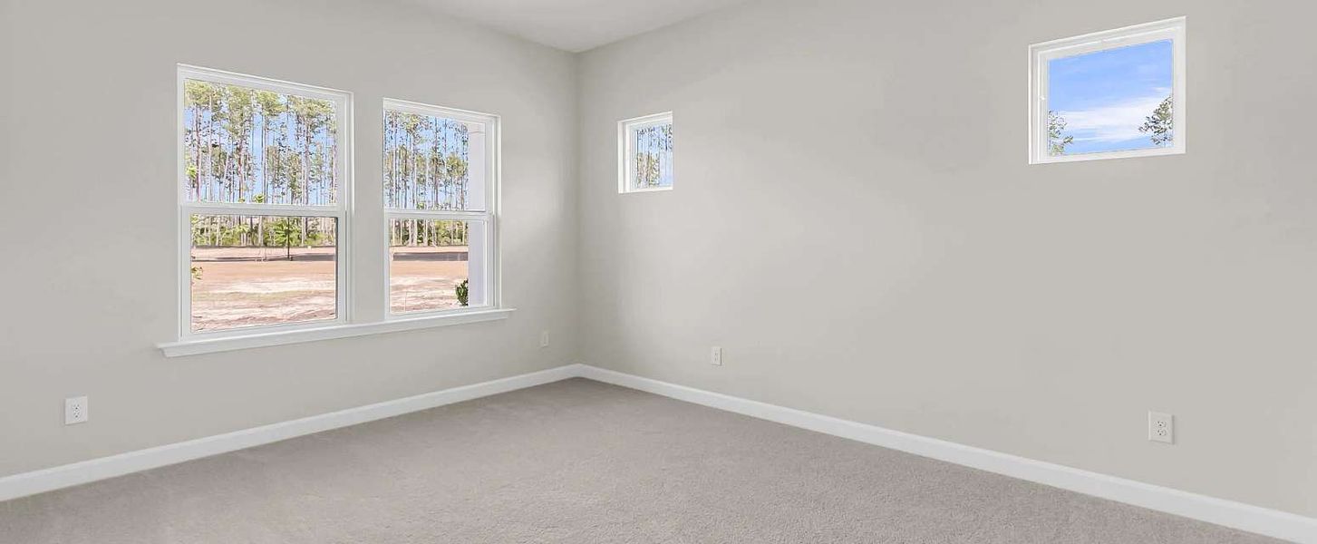 Spacious, unfurnished interior of a new home in Hammock Walk at Nexton, Summerville (Image 11). Spacious, unfurnished interior of a new home in Hammock Walk at Nexton, Summerville (Image 11).
