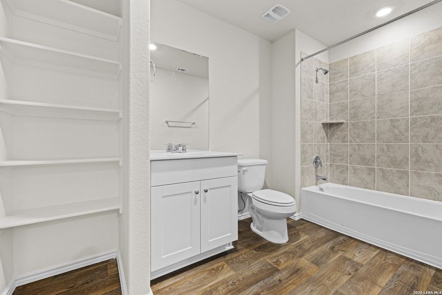 Furnished interior view inside a new home in Winding Creek, New Braunfels (Image 3).