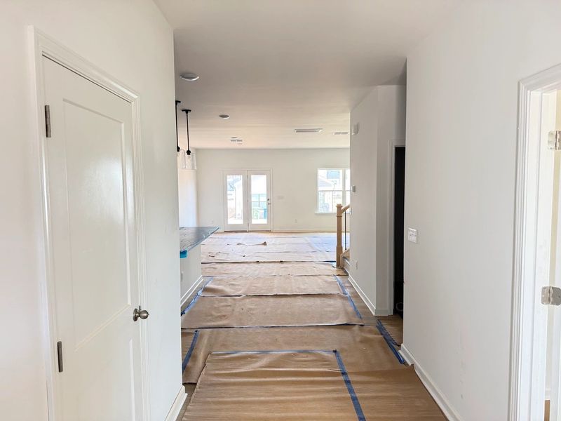 In-progress construction of a new home in Rowland's Grant, Fuquay Varina, NC (Image 9). In-progress construction of a new home in Rowland's Grant, Fuquay Varina, NC (Image 9).