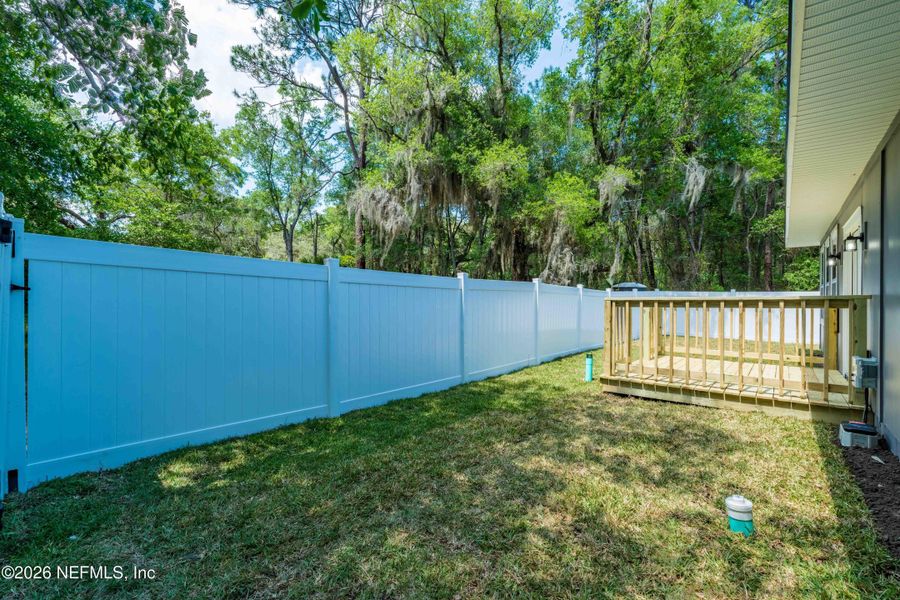 Exterior details and patio area of a home in , Jacksonville (Image 31).